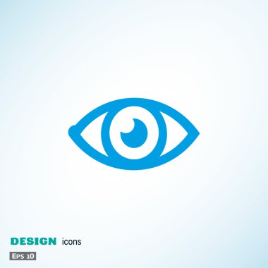 İzlerken göz web simgesi