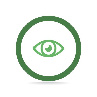İzlerken göz web simgesi