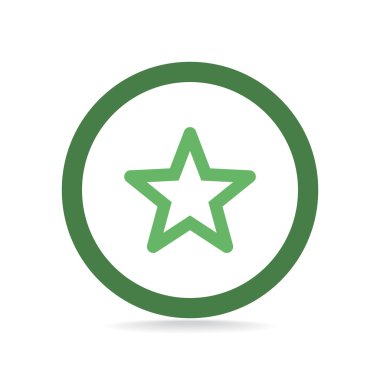 Basit yıldız web simgesi