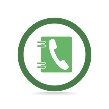 Telefon kişiler web simgesi