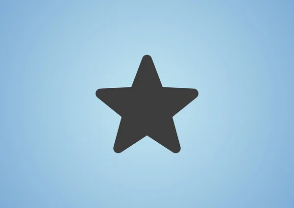 Simple star web icon — Stock Vector