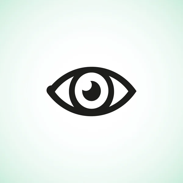 Watching eye web icon — Stock Vector