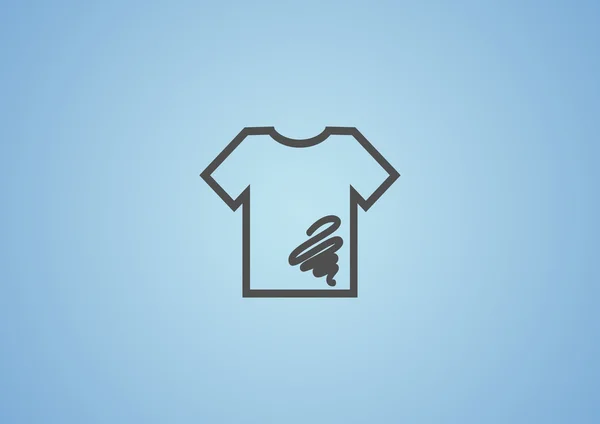 Camiseta icono web — Vector de stock