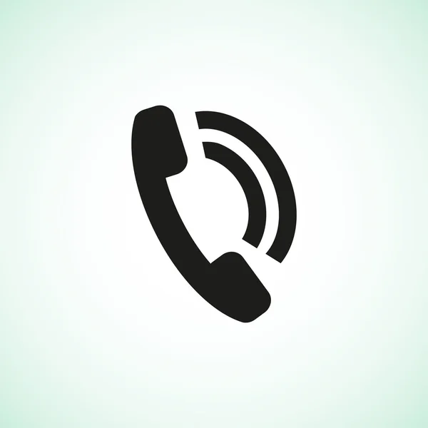 Telefoongesprek web pictogram — Stockvector