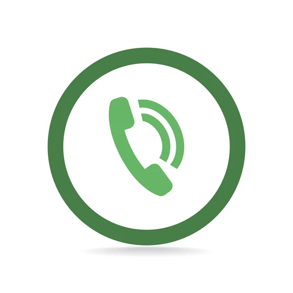 Telefoongesprek web pictogram — Stockvector