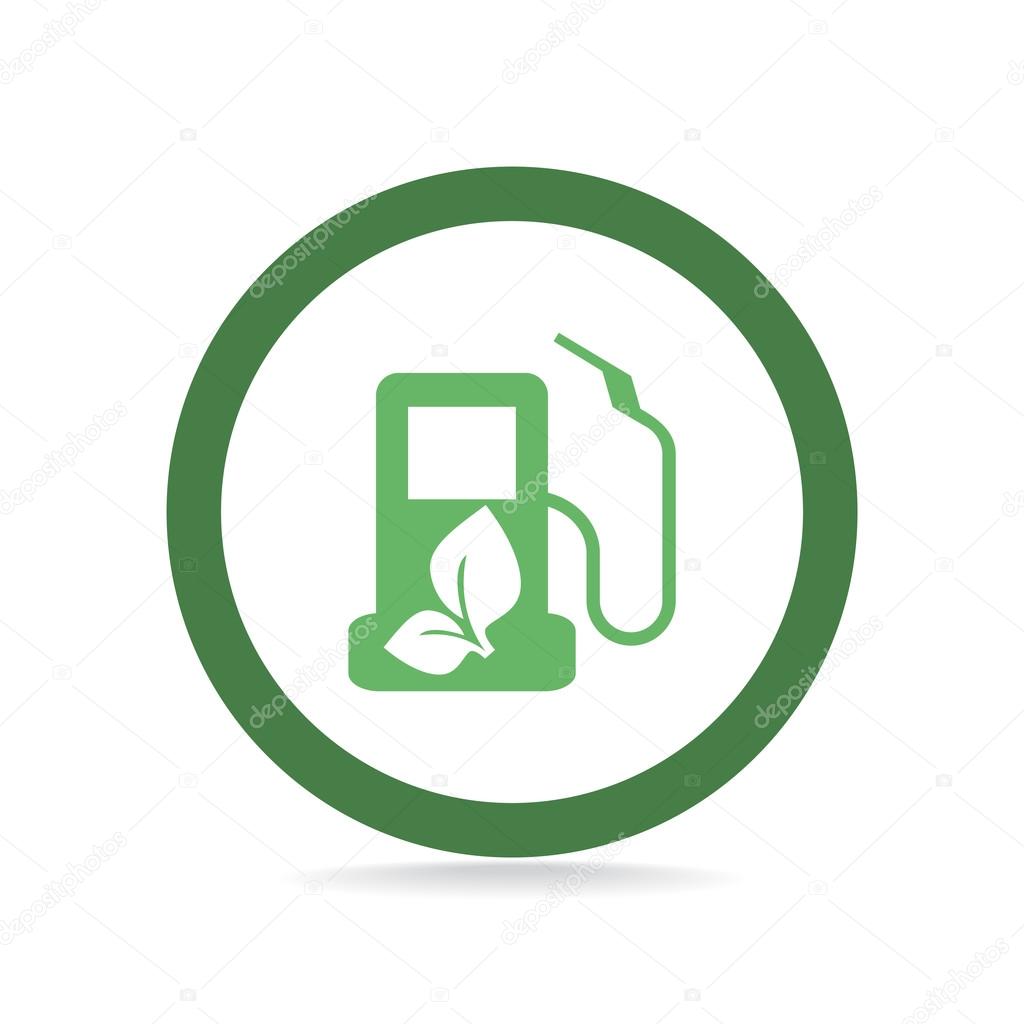 Eco fuel simple icon