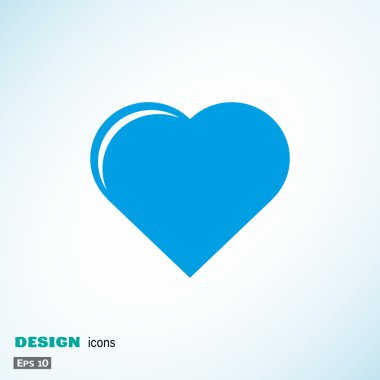 Basit kalp web simgesi