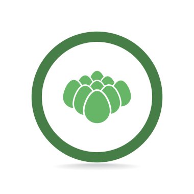 Tavuk yumurta web simgesi