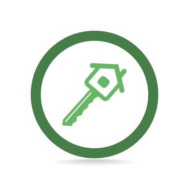 Ev anahtar web simgesi