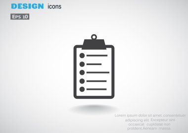 Pano basit simgesine listesi