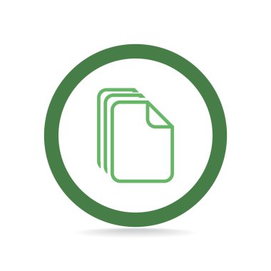 Dosyalar basit web simgesi