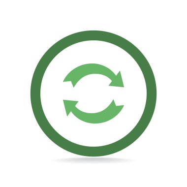 Oklar web simgesi olan daire