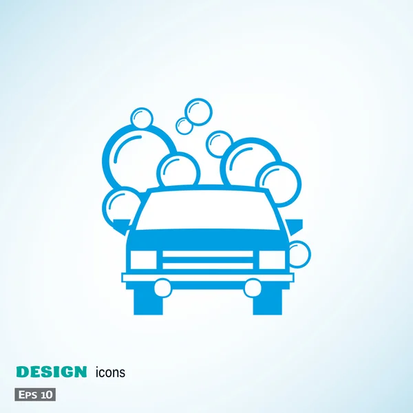 Lavage de voiture icône simple — Image vectorielle