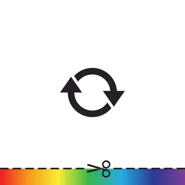 Kruh s web ikony šipek — Stockový vektor