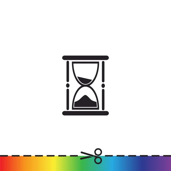 Ikona webu písek hodin — Stockový vektor