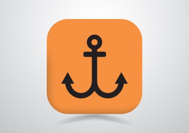 Basit çapa web simgesi