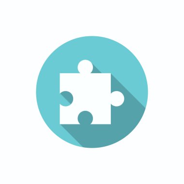Bulmaca öğesi basit web simgesi