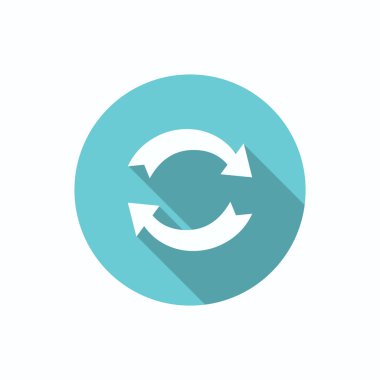 Oklar web simgesi olan daire