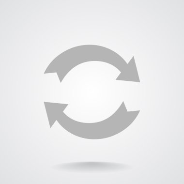 Oklar web simgesi olan daire