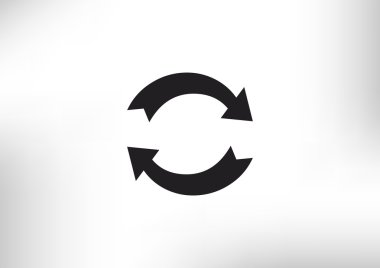 Oklar web simgesi olan daire