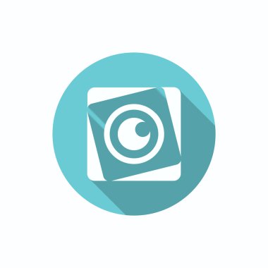 Objektif göz web simgesi