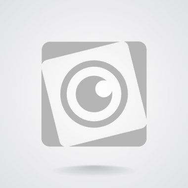 Objektif göz web simgesi