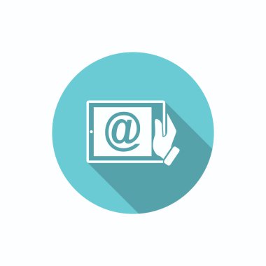 Dijital tablet basit web simgesi