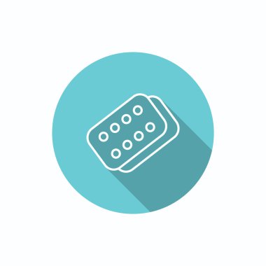 Bandaj sıva basit web simgesi