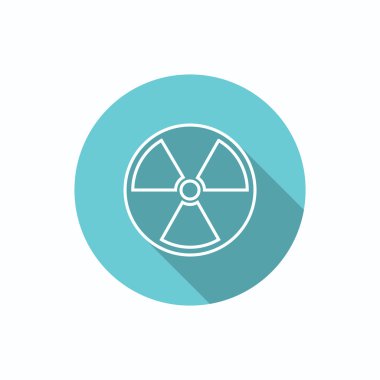 Radyasyon sembolü web simgesi