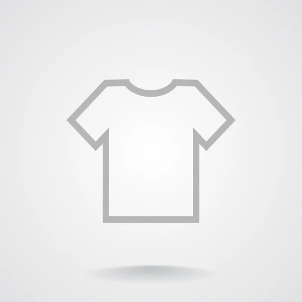 Icône web T-shirt — Image vectorielle