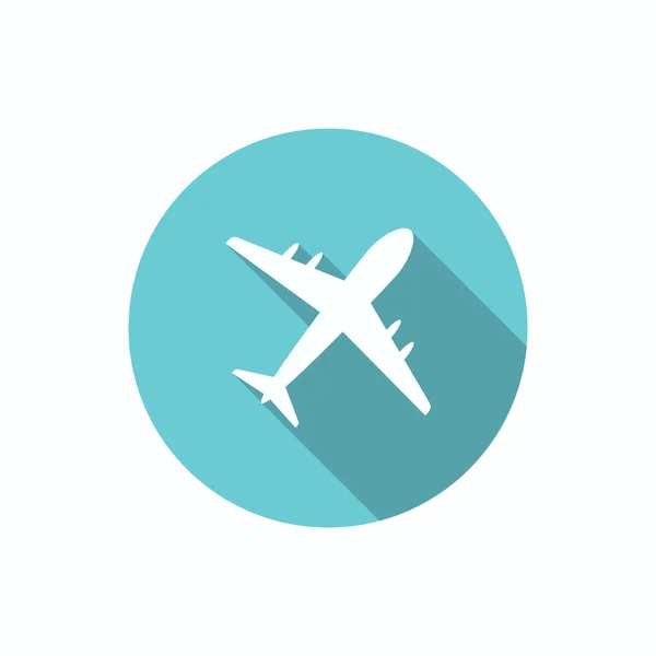 Icono web aeronave — Vector de stock