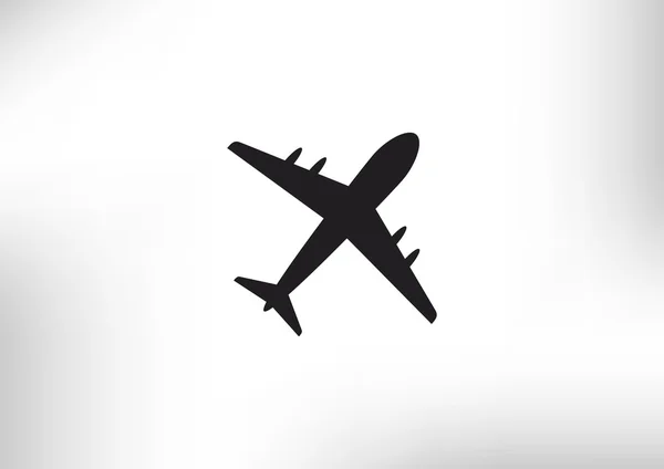 Icône web de l'avion — Image vectorielle