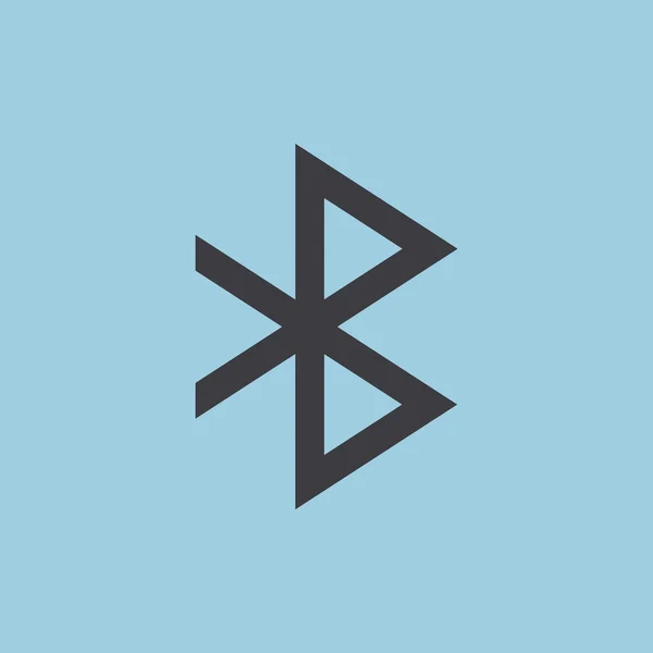 Symbole Bluetooth icône web — Image vectorielle