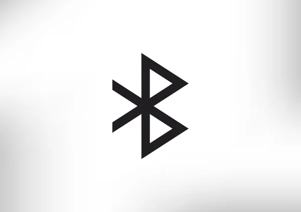 Symbole Bluetooth icône web — Image vectorielle