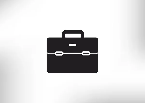 Simple icono web maletín — Vector de stock