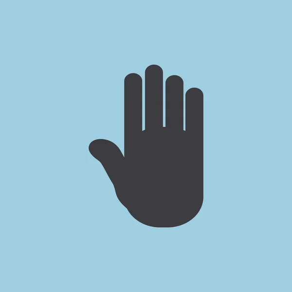 Ícone de palma humana — Vetor de Stock
