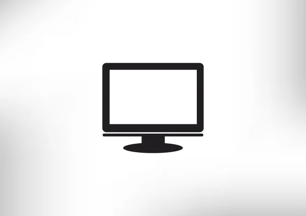 Ikona webové obrazovce prázdný monitor — Stockový vektor