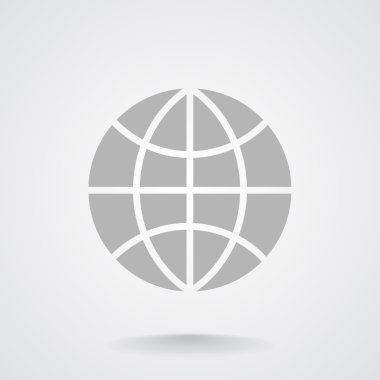 Basit küre web simgesi