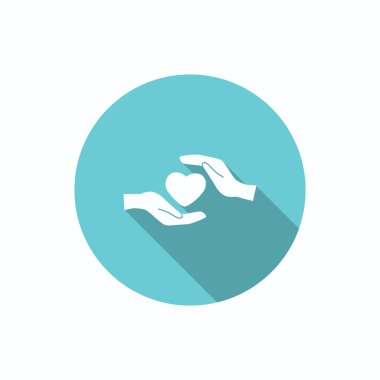 Eller basit simgesi kalp