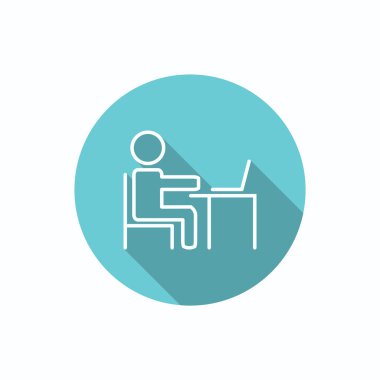 Masada dizüstü bilgisayar kutsal kişilerin resmi ile insan