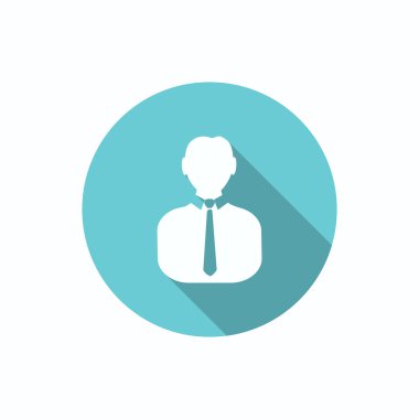 İşadamı siluet web simgesi