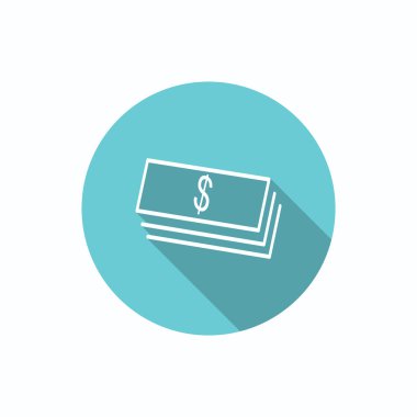 Dolar web simgesi yığını