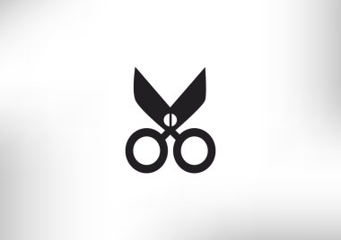 Makas basit web simgesi