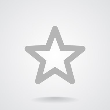 Basit yıldız web simgesi