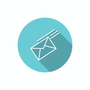 Basit zarf web simgesi