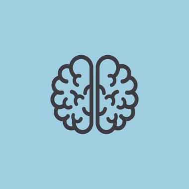 İnsan beyni web simgesi