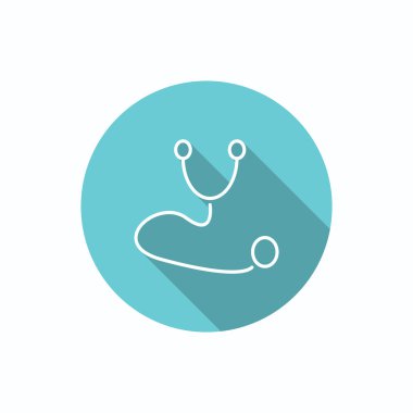 Basit stetoskop web simgesi