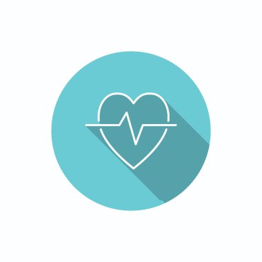 Kardiyoloji sembol basit simgesini