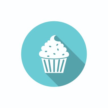 Cupcake tatlı web simgesi