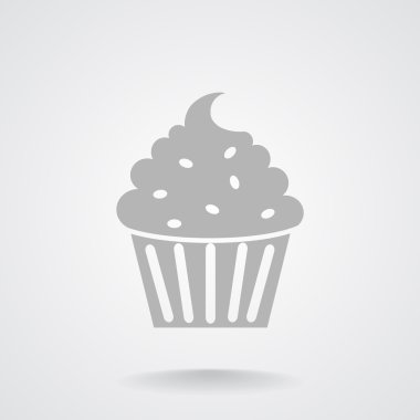 Cupcake tatlı web simgesi